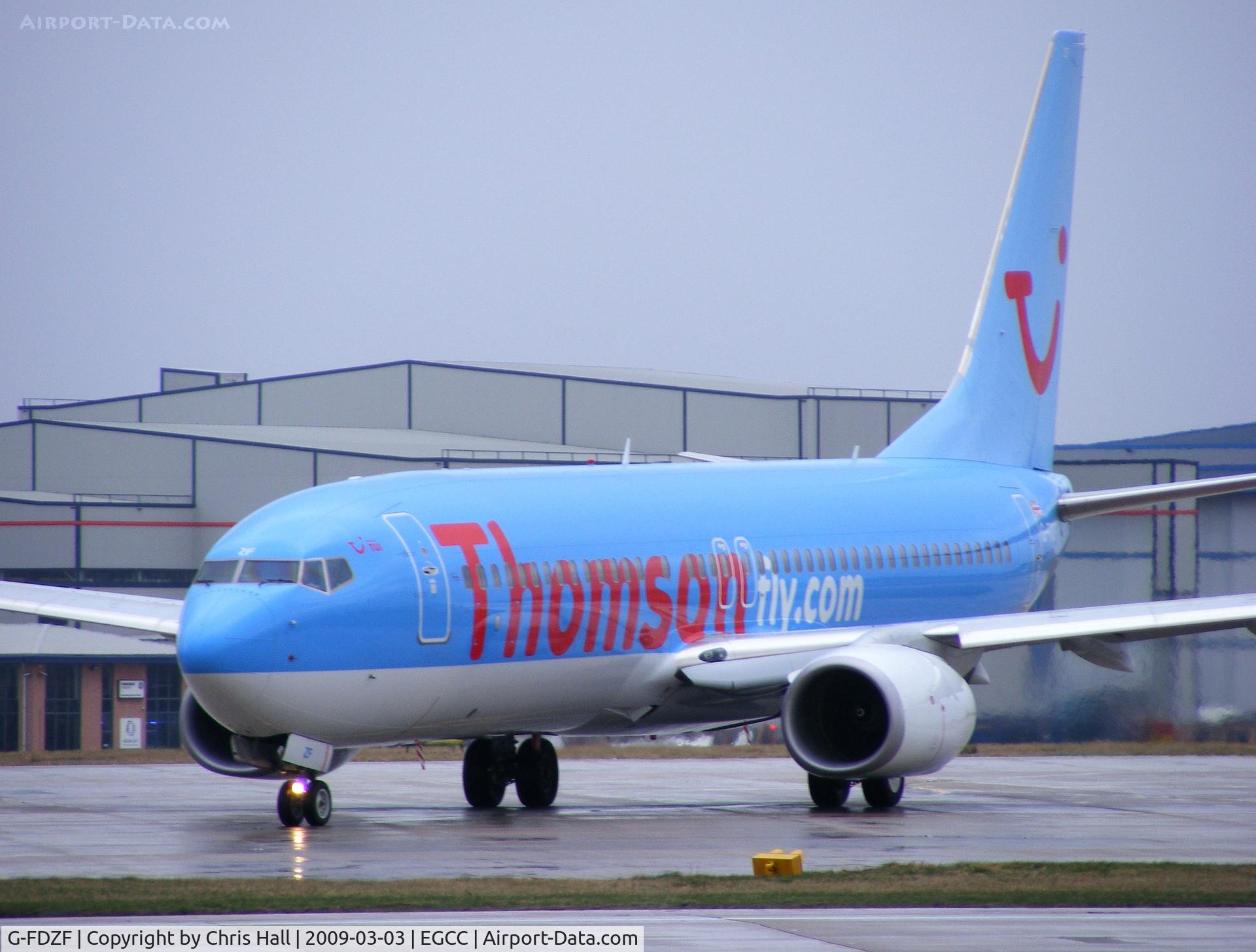 G-FDZF, 2008 Boeing 737-8K5 C/N 35138, Thomson