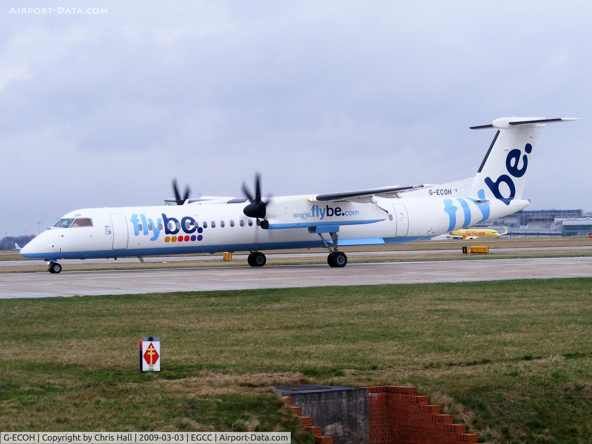 G-ECOH, 2008 De Havilland Canada DHC-8-402Q Dash 8 C/N 4221, flybe
