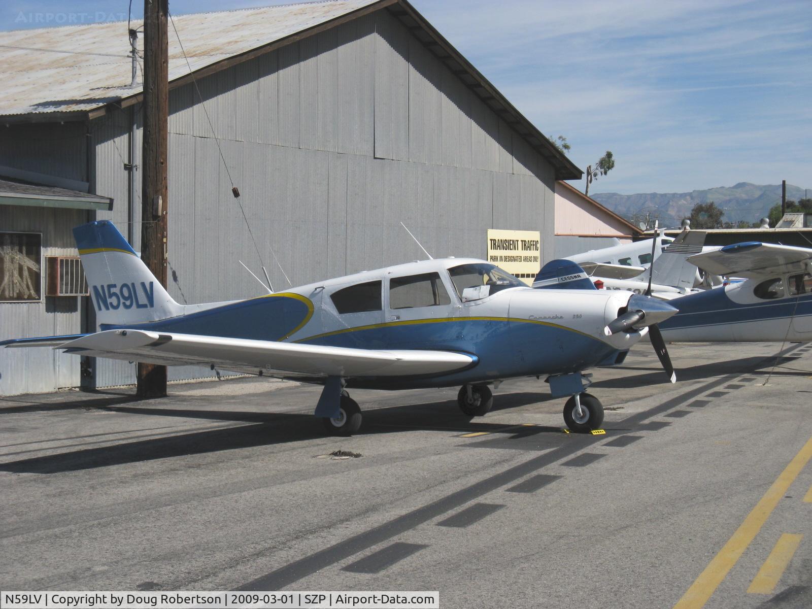 N59LV, 1959 Piper PA-24-250 Comanche C/N 24-1229, 1959 Piper PA-24-250 COMANCHE, Lycoming O-540-C 250 Hp