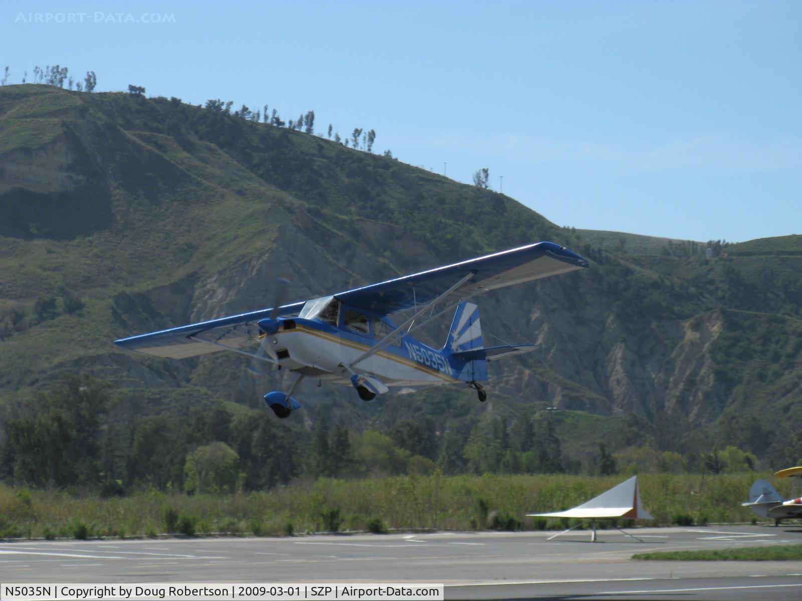 N5035N, 1978 Bellanca 8KCAB Decathlon C/N 470-79, 1978 Bellanca 8KCAB DECATHLON, Lycoming AEIO-320 150 Hp, takeoff climb Rwy 04