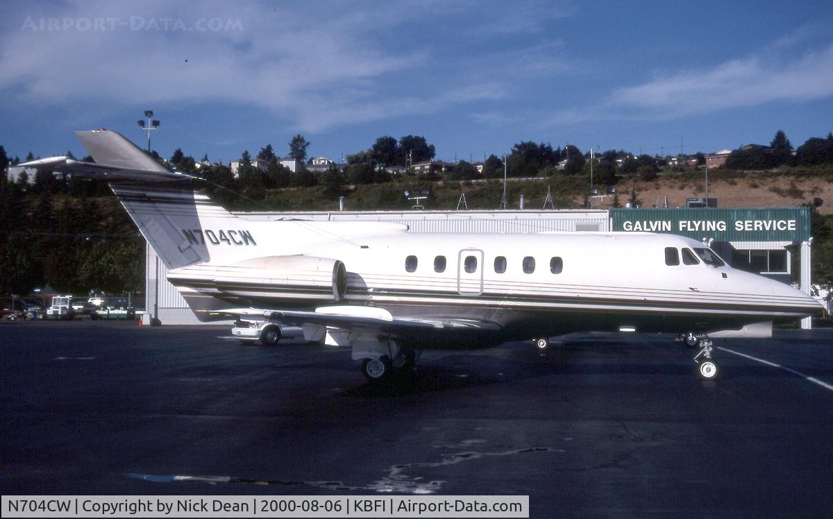 N704CW, 1977 Hawker Siddeley HS.125 Series 700A C/N 257004, KBFI