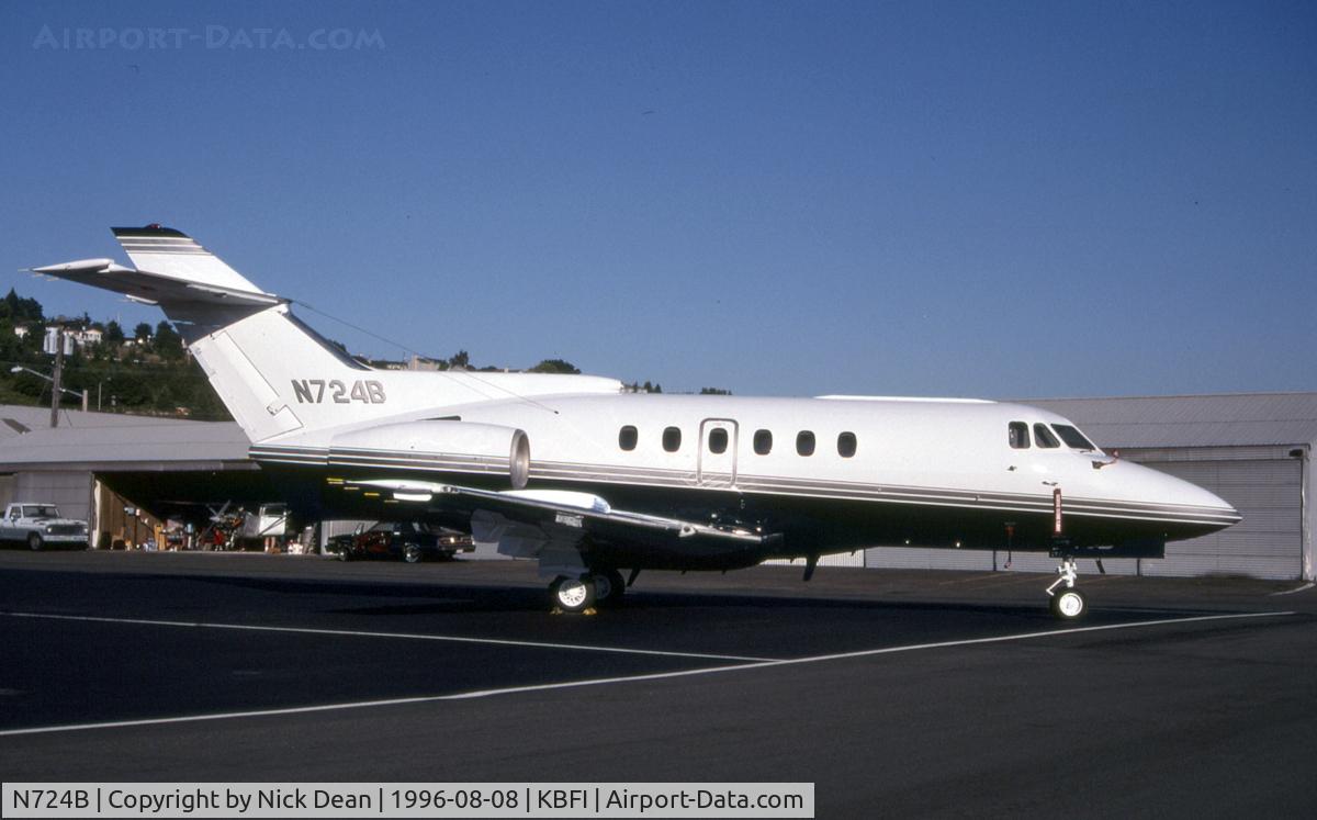 N724B, 1977 Hawker Siddeley HS.125 Series 700A C/N 257006, KBFI