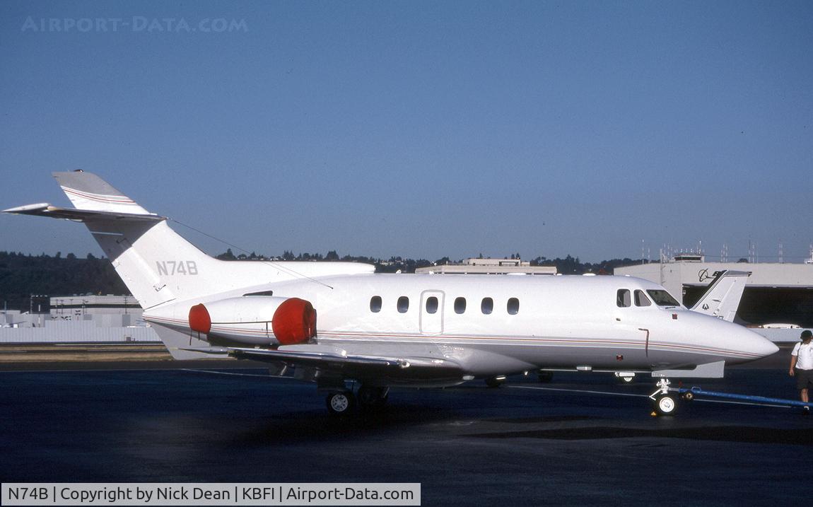 N74B, 1977 Hawker Siddeley HS.125 Series 700A C/N 257017, KBFI