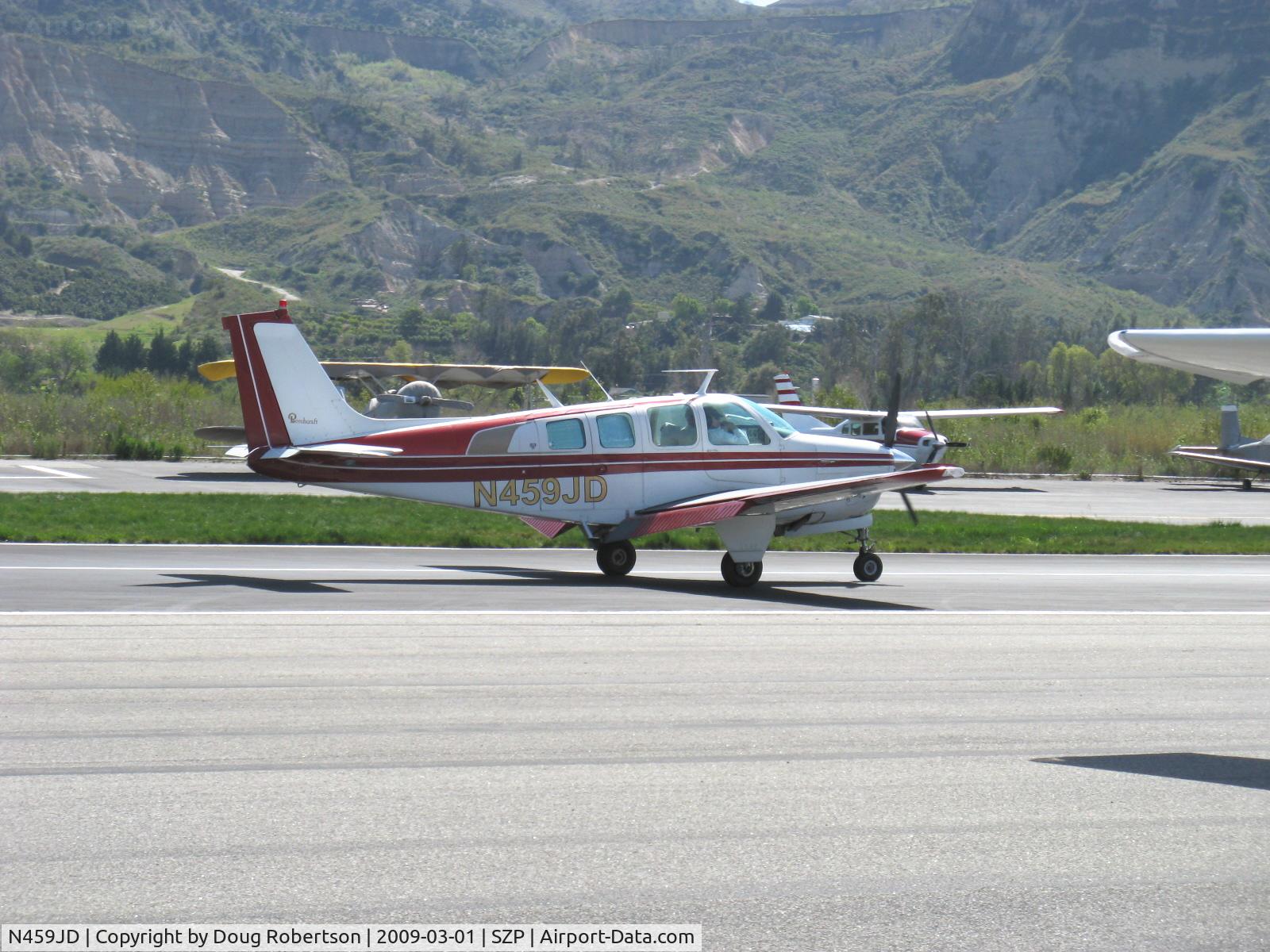 N459JD, 1970 Beech A36 Bonanza 36 C/N E-210, 1970 Beech A36 BONANZA, Continental IO-520 285 Hp, landing roll Rwy 22