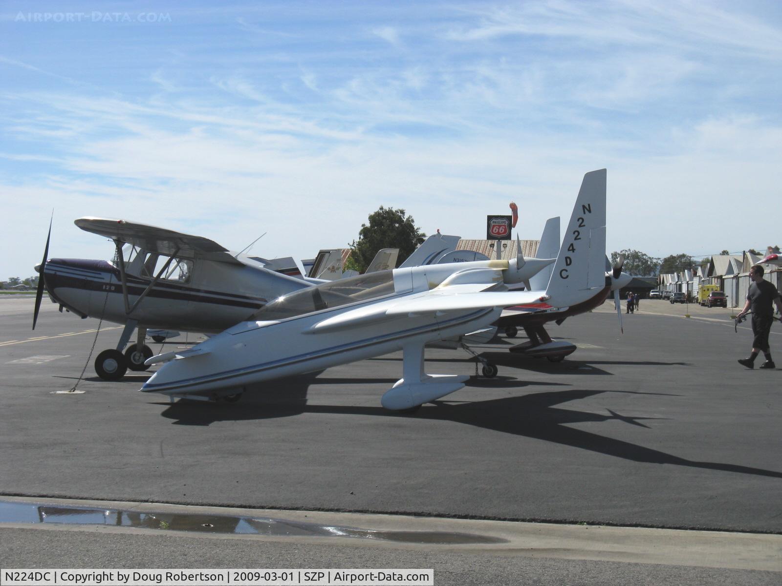 N224DC, 1979 Rutan VariEze C/N 1353, 1979 Collins BROKAW VARIEZE canard, Continental O-200 100 Hp