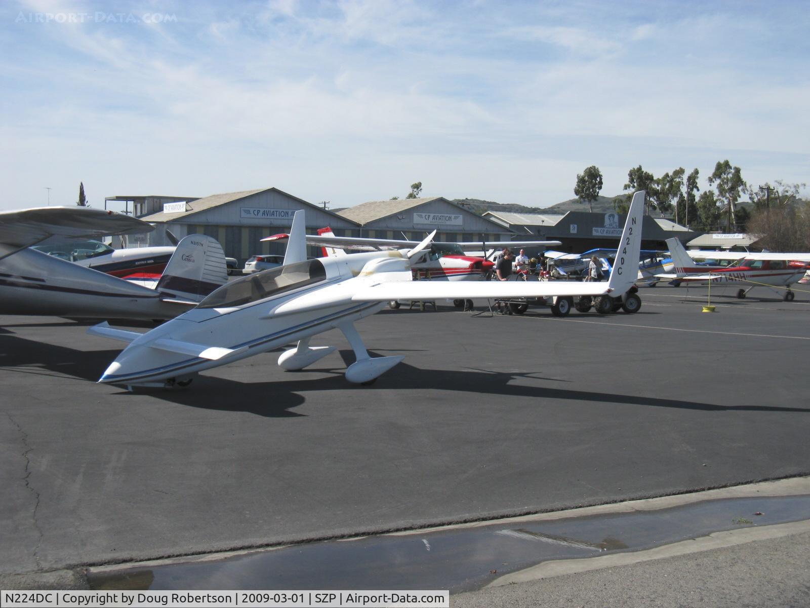 N224DC, 1979 Rutan VariEze C/N 1353, 1979 Collins BROKAW VARIEZE canard, Continental O-200 100 Hp