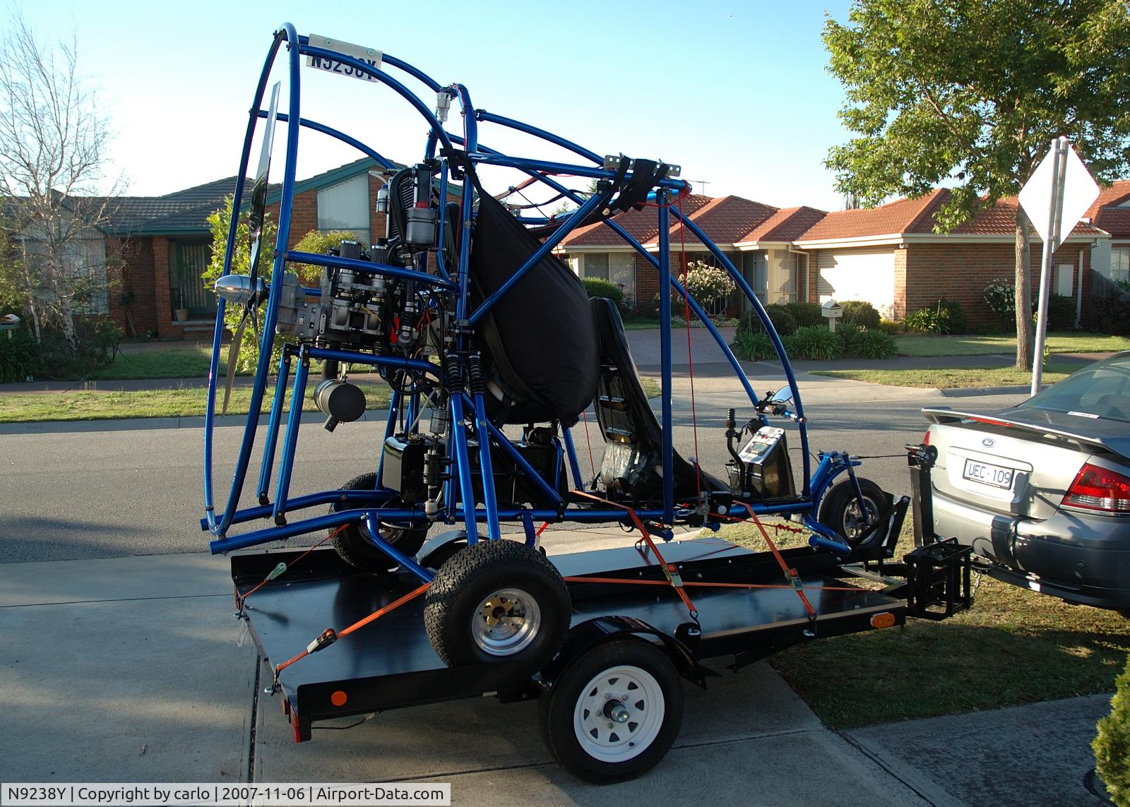 N9238Y, 2004 Southern Powered Parachutes RAPTOR C/N 2614, machine now flying in Australia