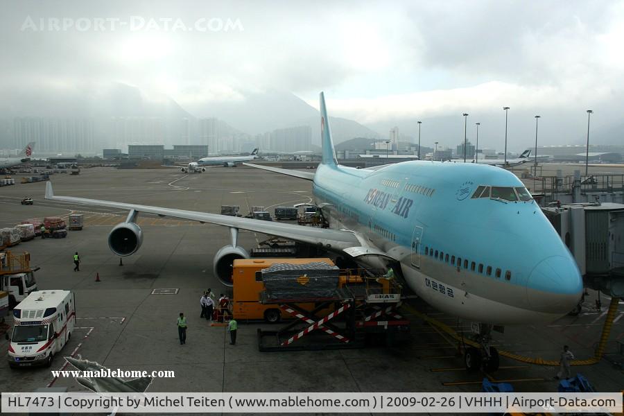 HL7473, 1996 Boeing 747-4B5 C/N 28335, Korean Air