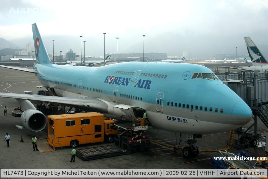 HL7473, 1996 Boeing 747-4B5 C/N 28335, Korean Air