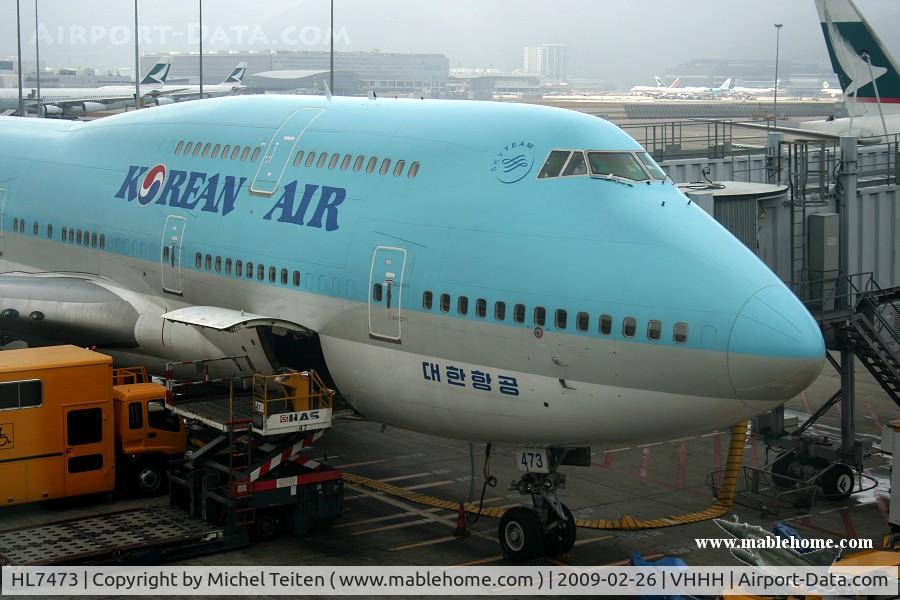HL7473, 1996 Boeing 747-4B5 C/N 28335, Korean Air