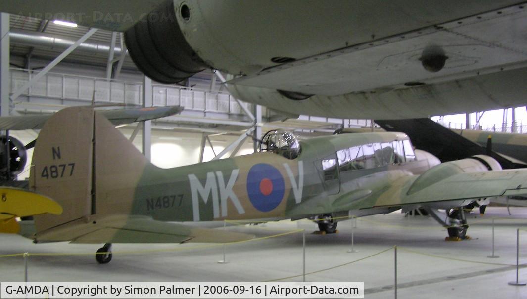 G-AMDA, Avro 652A Anson 1 C/N N4877, Anson preserved at Duxford as N4877