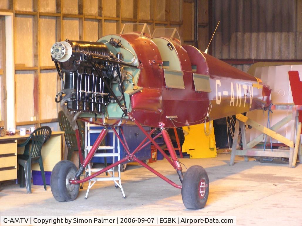 G-AMTV, 1935 De Havilland DH-82A Tiger Moth II C/N 3858, Tiger Moth on overhaul