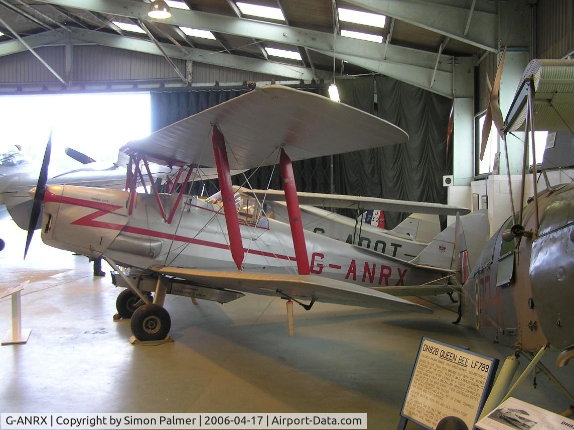 G-ANRX, De Havilland DH-82A Tiger Moth II C/N 3863, Tiger Moth preserved in de Havilland Museum