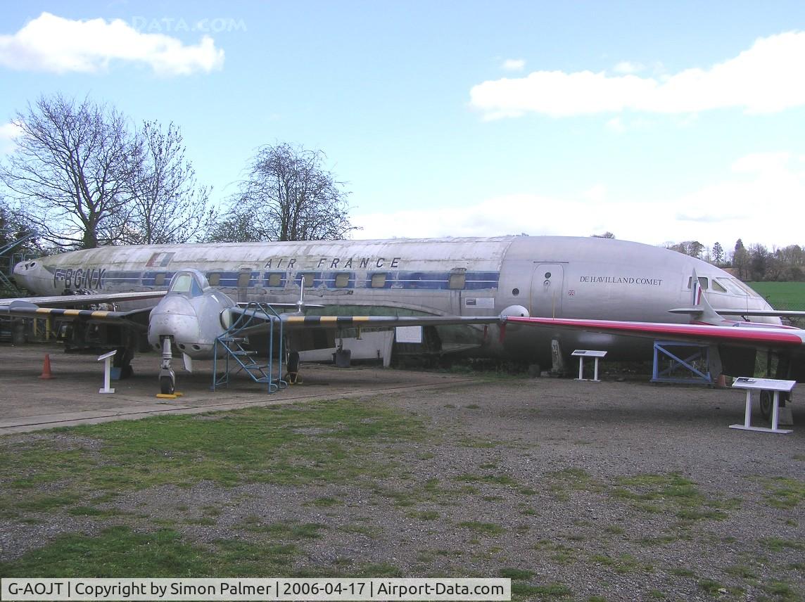 G-AOJT, De Havilland DH.106 Comet 1A C/N 6020, Comet fuselage preserved in de Havilland Museum