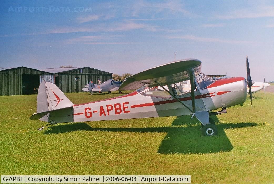 G-APBE, 1957 Auster 5A C/N 3403, Auster 5 at Hinton-in-the-Hedges