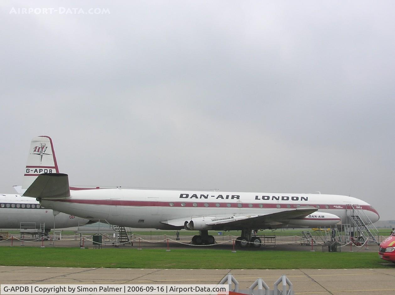 G-APDB, 1958 De Havilland DH.106 Comet 4 C/N 6403, Comet 4 preserved at Duxford
