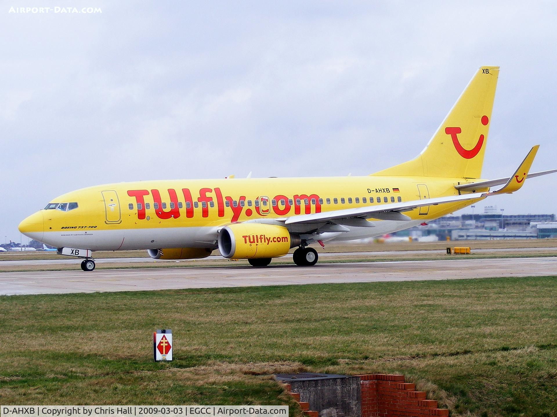 D-AHXB, 2007 Boeing 737-7K5 C/N 30717/2228, TUI