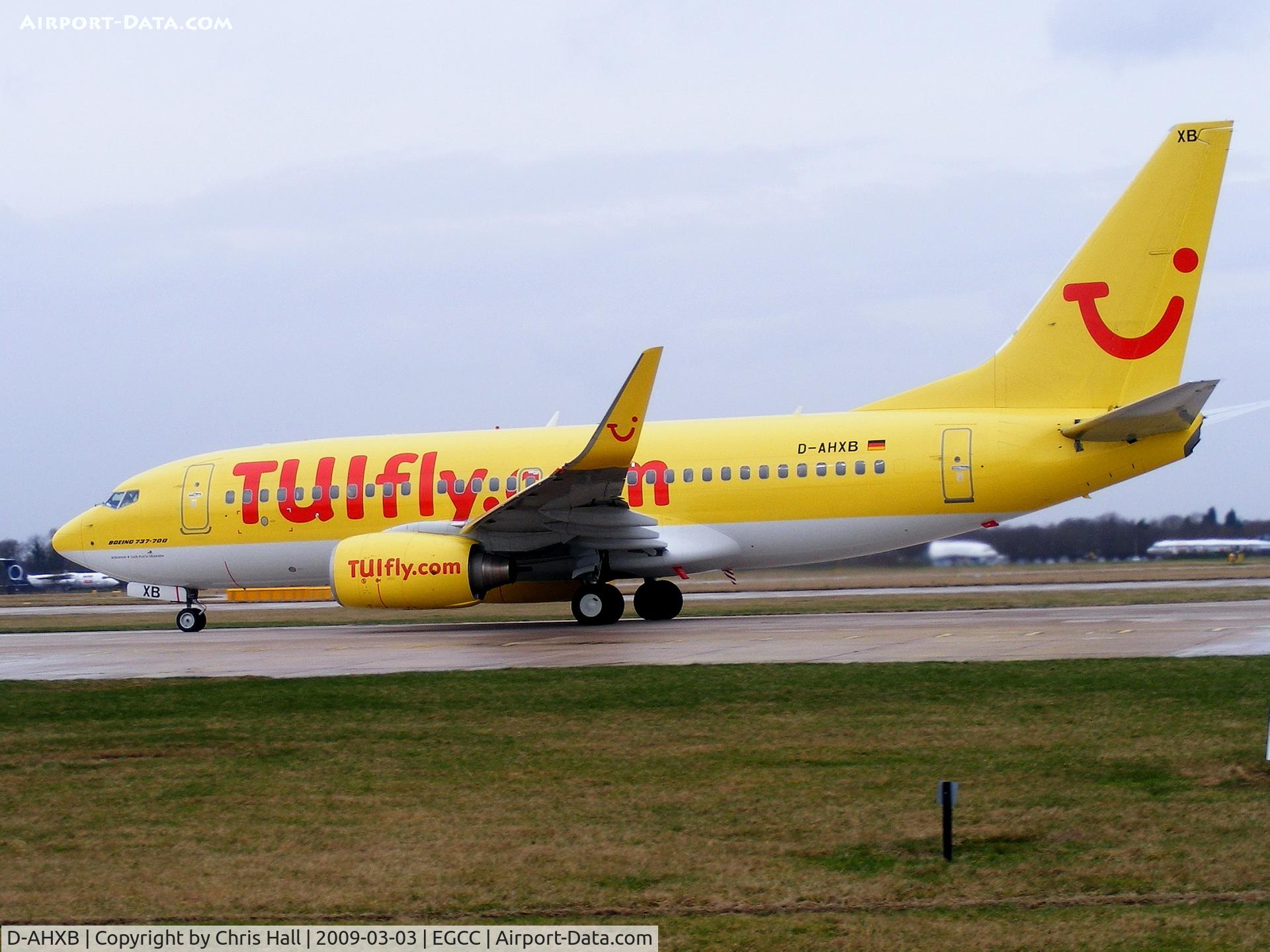 D-AHXB, 2007 Boeing 737-7K5 C/N 30717/2228, TUI