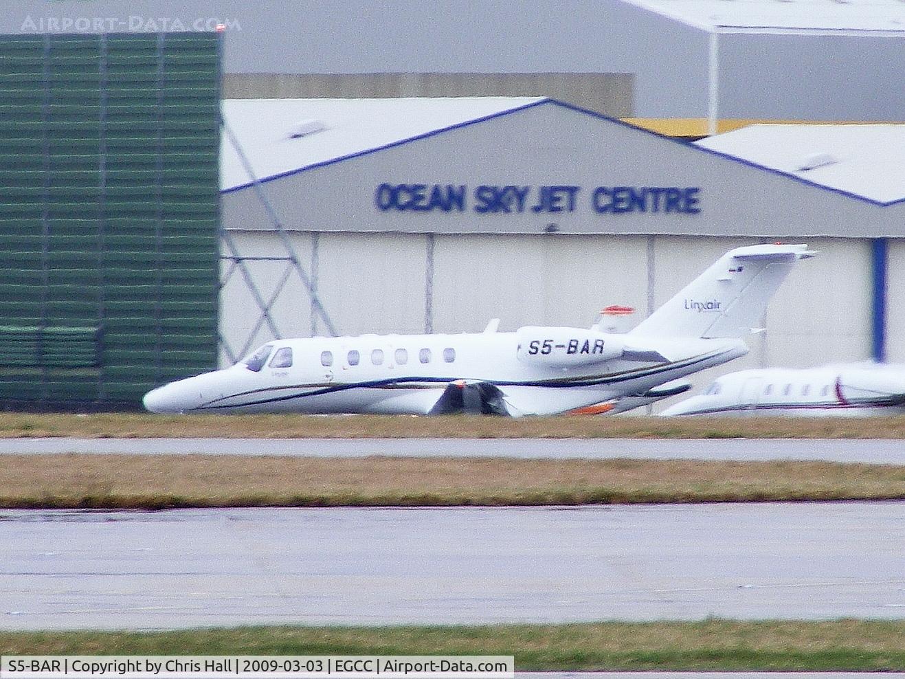 S5-BAR, Cessna 525A CitationJet CJ2+ C/N 525A-0423, Cessna Citation 525A CJ2