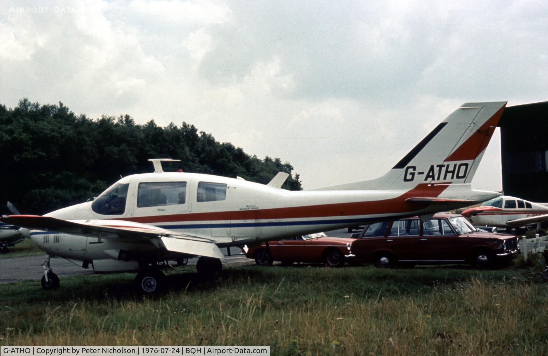 G-ATHO, 1965 Beagle B-206 Series 1 C/N B019, Resident at Biggin Hill in the Summer of 1976.