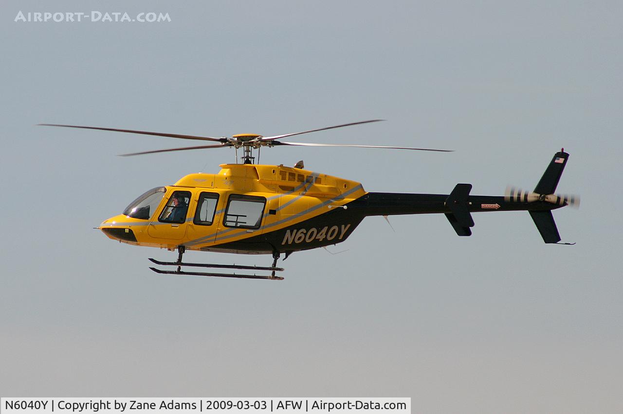 N6040Y, 1999 Bell 407 C/N 53371, Landing at Bell Helicopter - Alliance, Fort Worth
