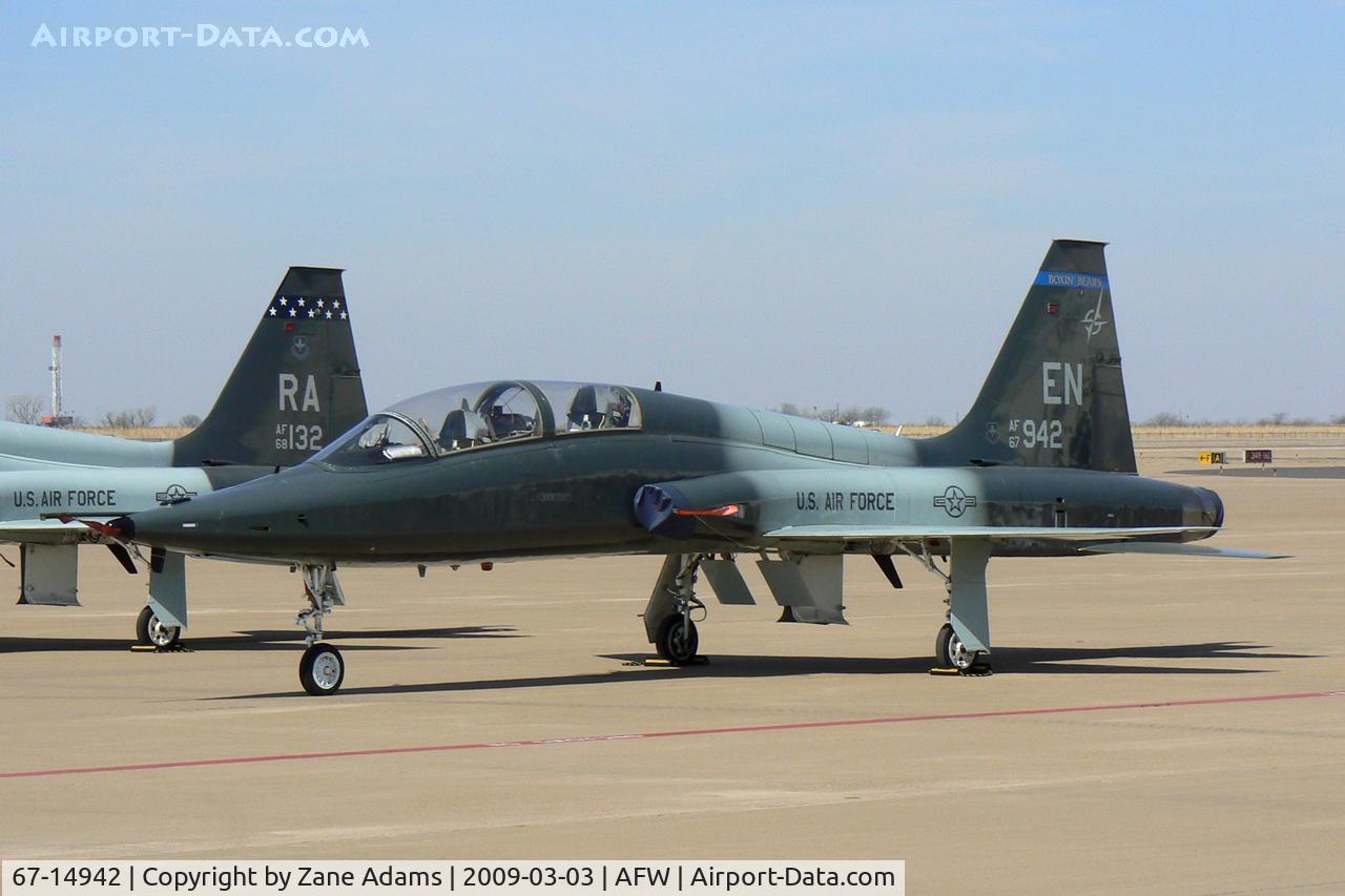 67-14942, 1967 Northrop T-38A-70-NO Talon C/N T.6083, At Alliance - Fort Worth