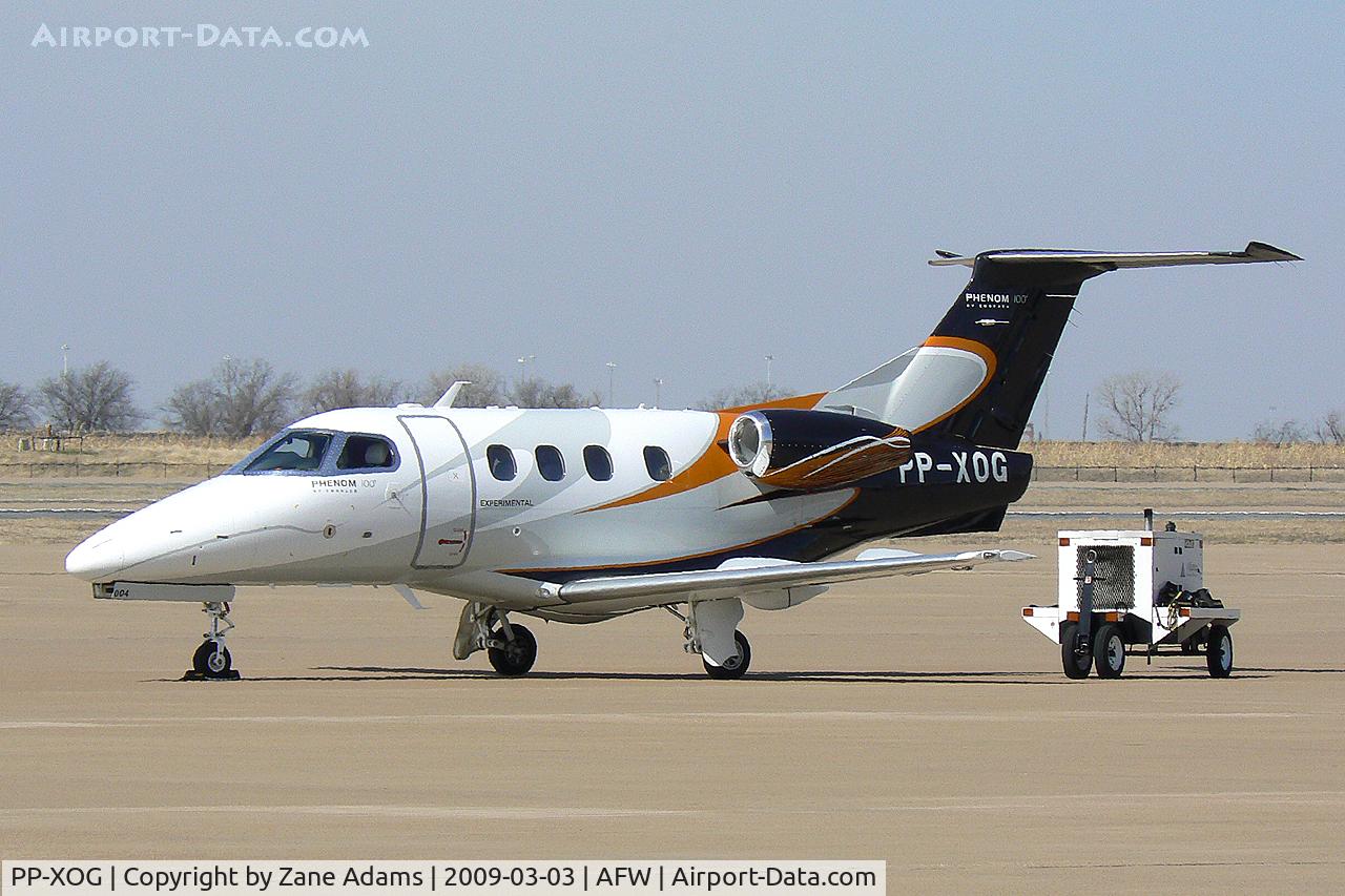 PP-XOG, 2008 Embraer EMB-500 Phenom 100 C/N 50000004, Embraer Phenom 100 demonstrator at Alliance - Fort Worth