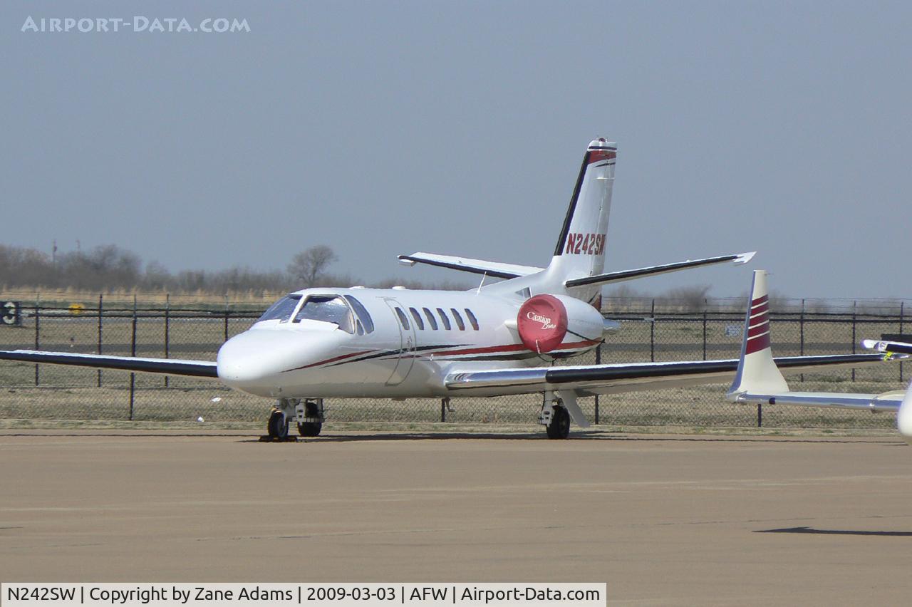 N242SW, 1999 Cessna 550 C/N 550-0908, At Alliance - Fort Worth