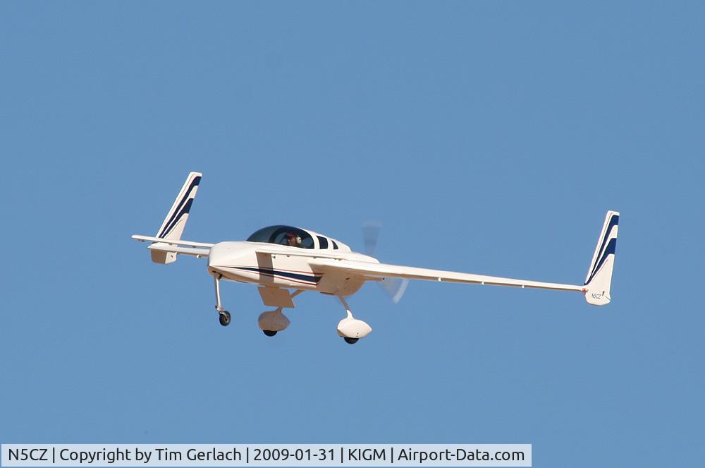 N5CZ, 1992 Co-Z Cozy C/N 5, N5CZ arriving in Kingman, AZ