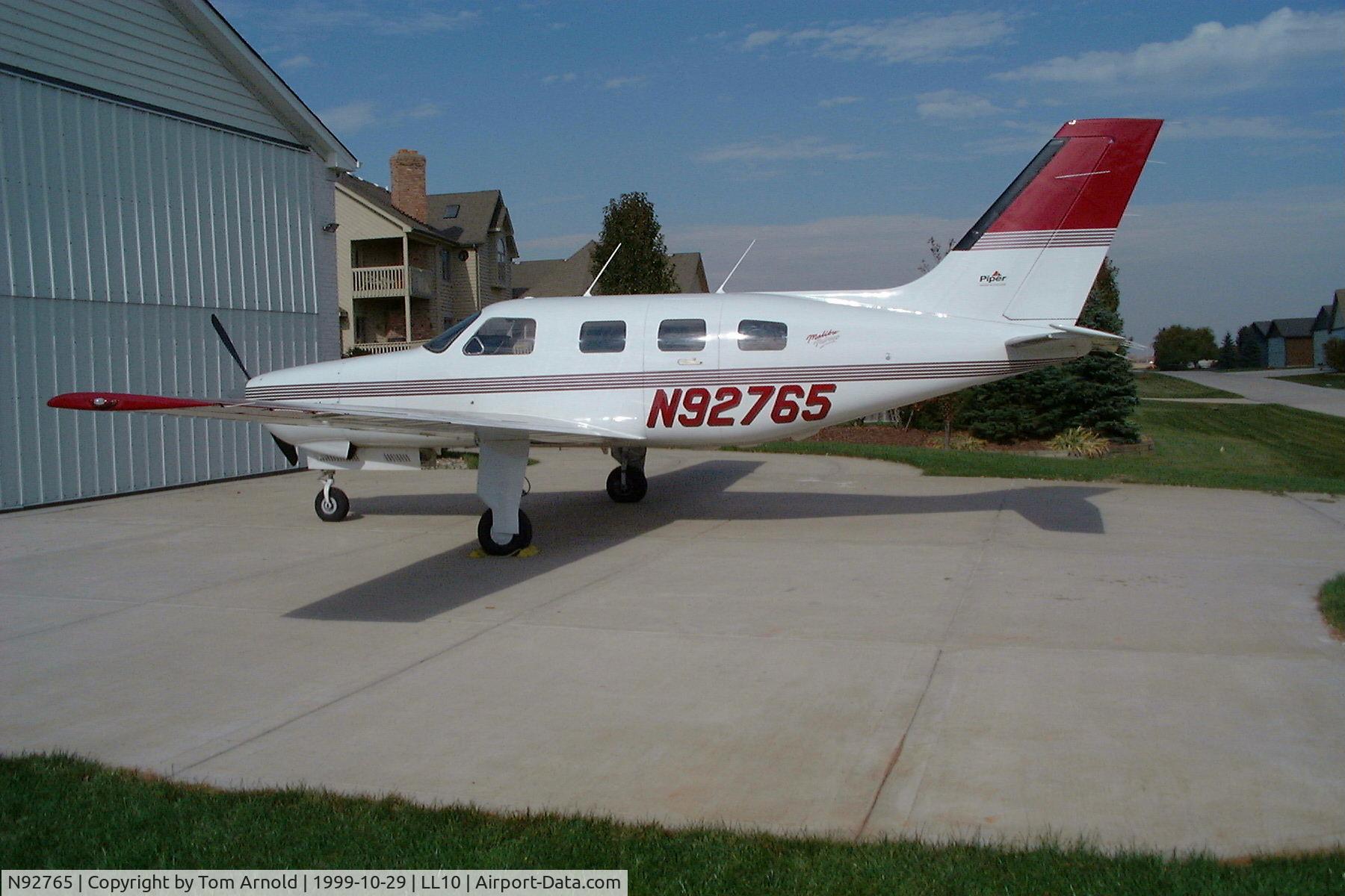 N92765, 1996 Piper PA-46-350P Malibu Mirage C/N 4636070, Mirage - New at home