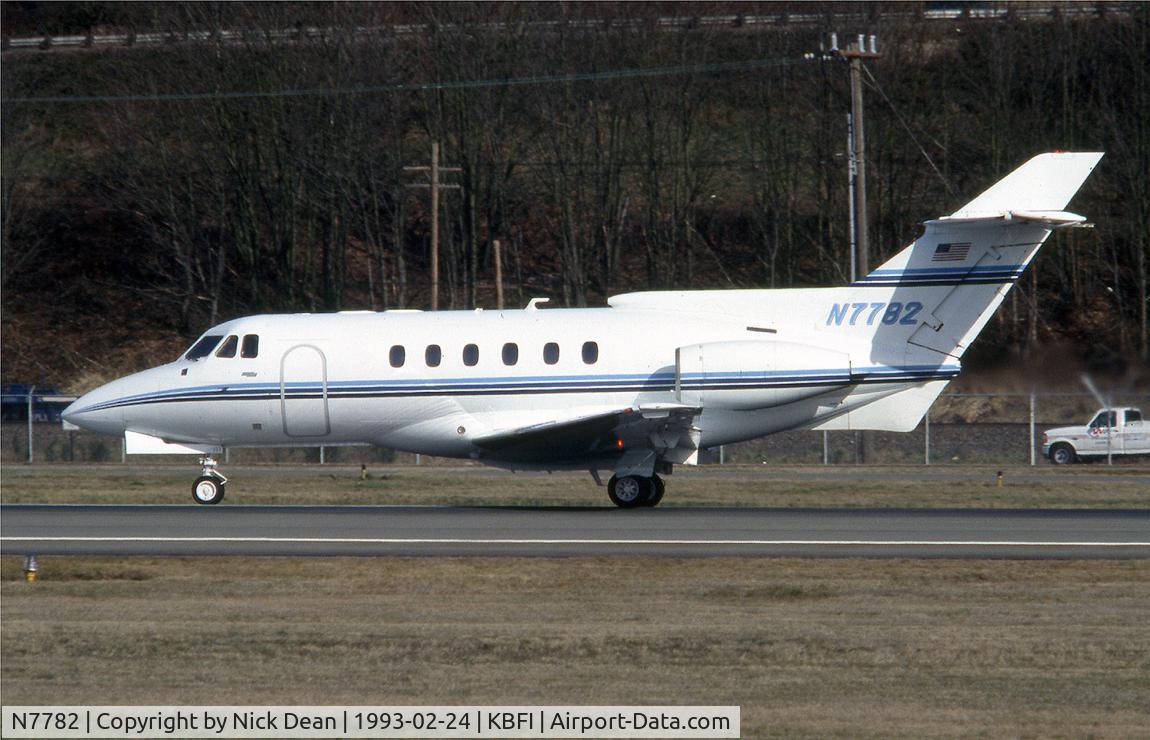 N7782, 1978 Hawker Siddeley HS125 700A C/N 257025, KBFI