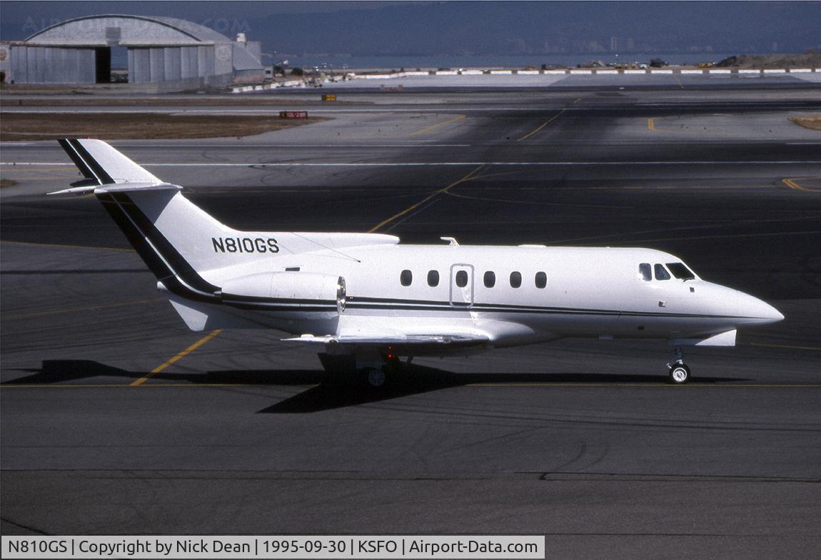 N810GS, 1979 British Aerospace HS.125-700A C/N 257061, KSFO