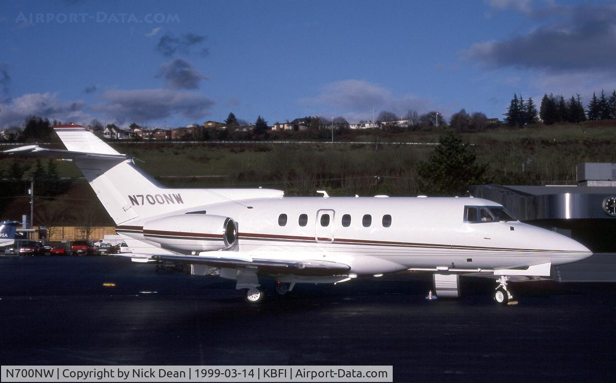 N700NW, British Aerospace HS.125-700A C/N 257063/NA0246, KBFI