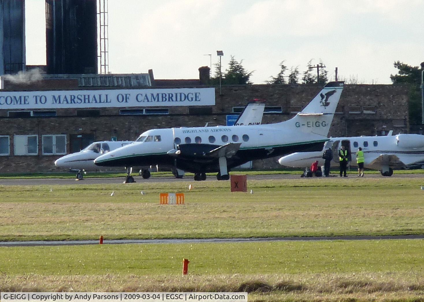 G-EIGG, 1987 British Aerospace BAe-3112 Jetstream 31 C/N 773, G-EIGG on the daily exec run into Cambridge