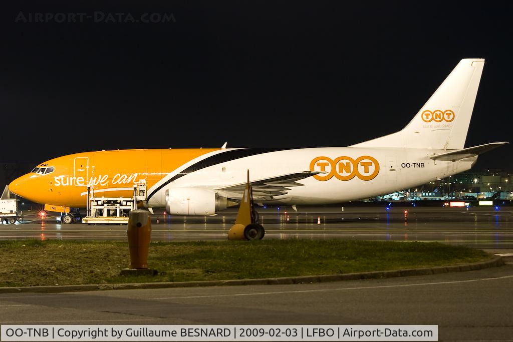 OO-TNB, 1987 Boeing 737-3T0F C/N 23578, Sure we can !