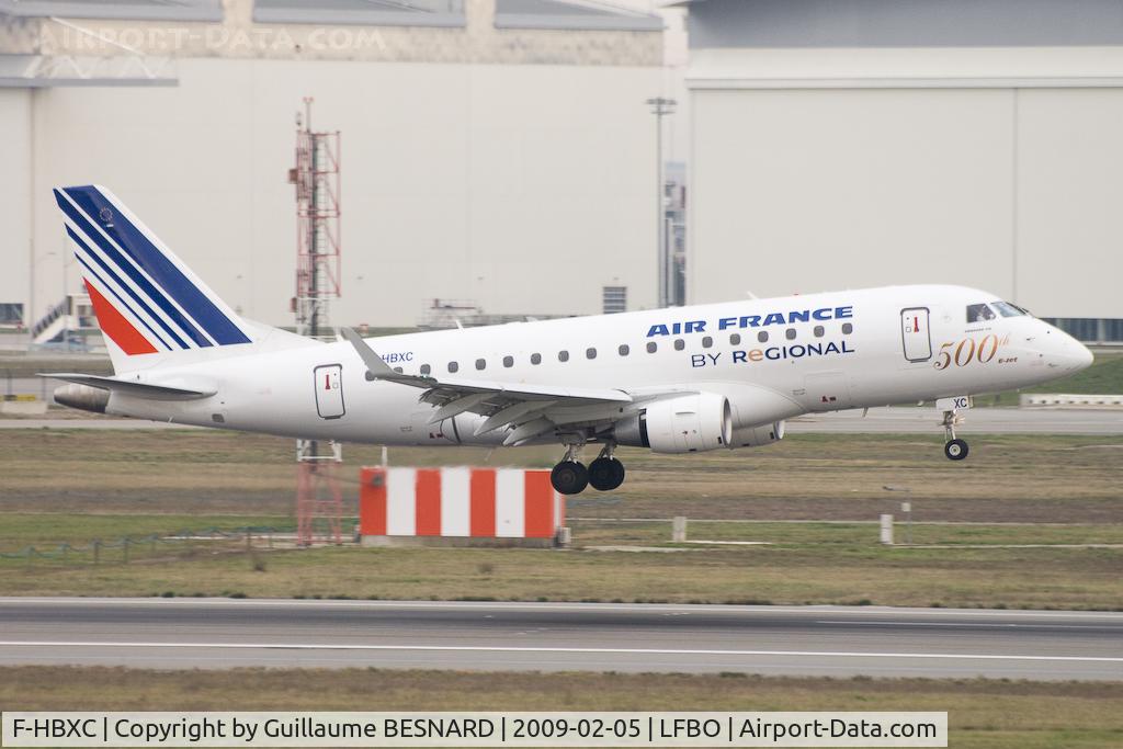 F-HBXC, 2008 Embraer 170ST (ERJ-170-100ST) C/N 17000263, Landing 14R