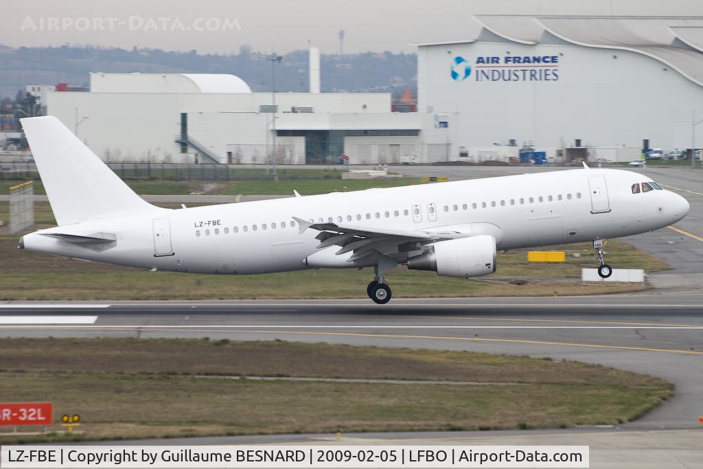 LZ-FBE, 2009 Airbus A320-214 C/N 3780, White scheme.