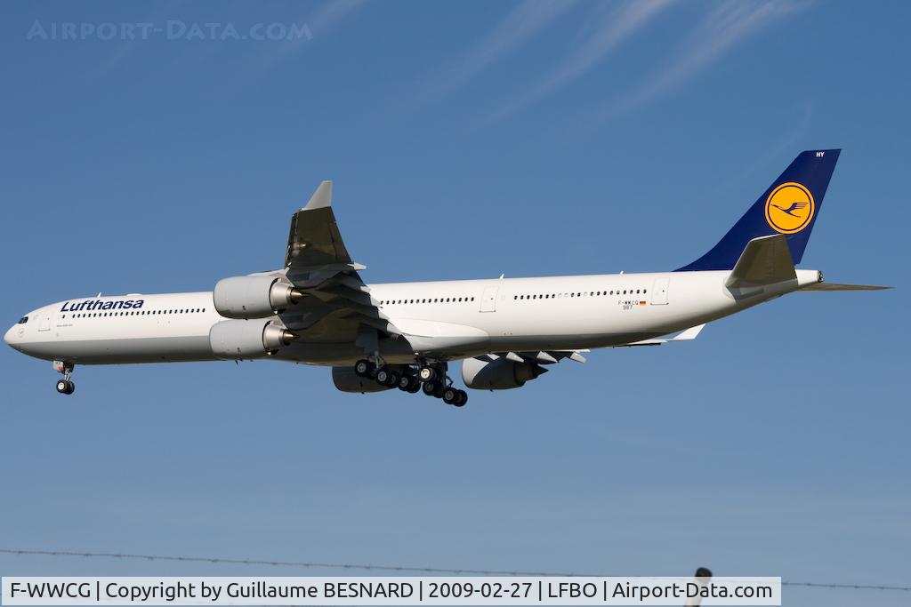 F-WWCG, 1987 Airbus A310-324 C/N 449, Landing 32L