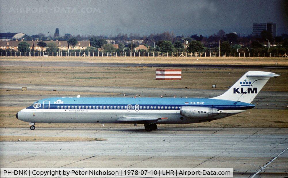 PH-DNK, 1968 Douglas DC-9-32 C/N 47133, KLM Royal Dutch Airlines DC-9 named 