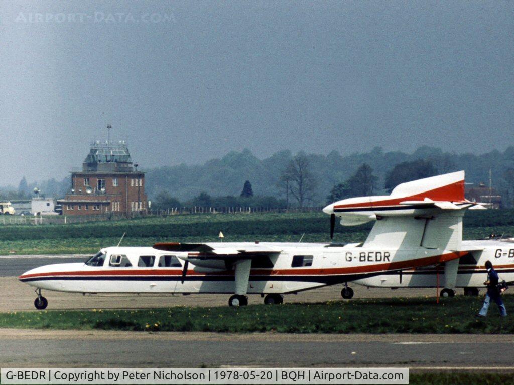 G-BEDR, 1976 Britten-Norman BN-2A Mk.III-2 Trislander C/N 1040, This Trislander attended the 1978 Biggin Hill Airshow.