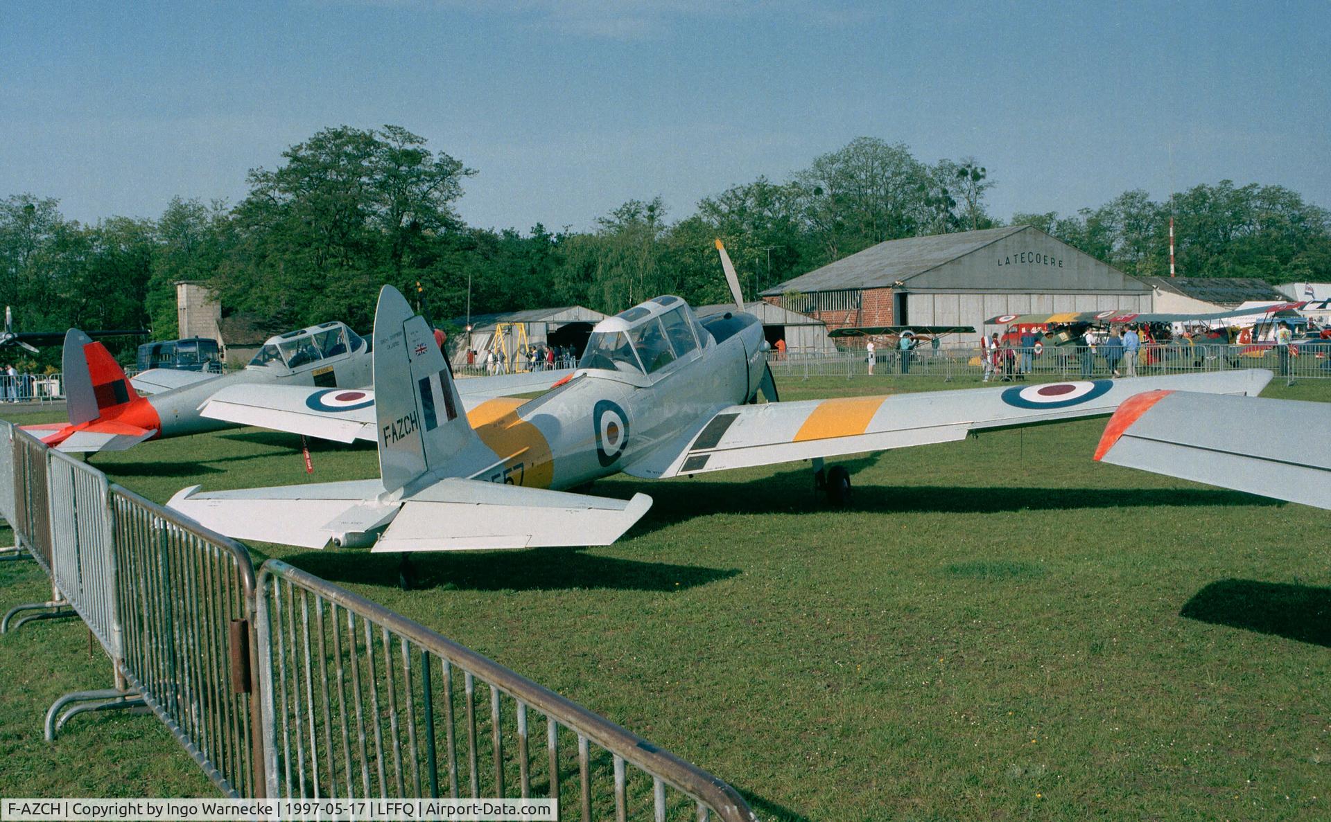 F-AZCH, De Havilland DHC-1 Chipmunk 22 C/N C1/0702, De Havilland Canada DHC-1 Chipmunk at the Meeting Aerien 1997, La-Ferte-Alais, Cerny