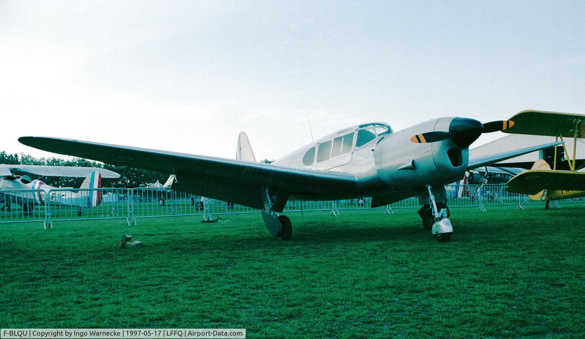 F-BLQU, 1948 Nord 1101 Noralpha C/N 136, Nord (SNCAN) N.1101 Noralpha at the Meeting Aerien 1997, La-Ferte-Alais, Cerny 