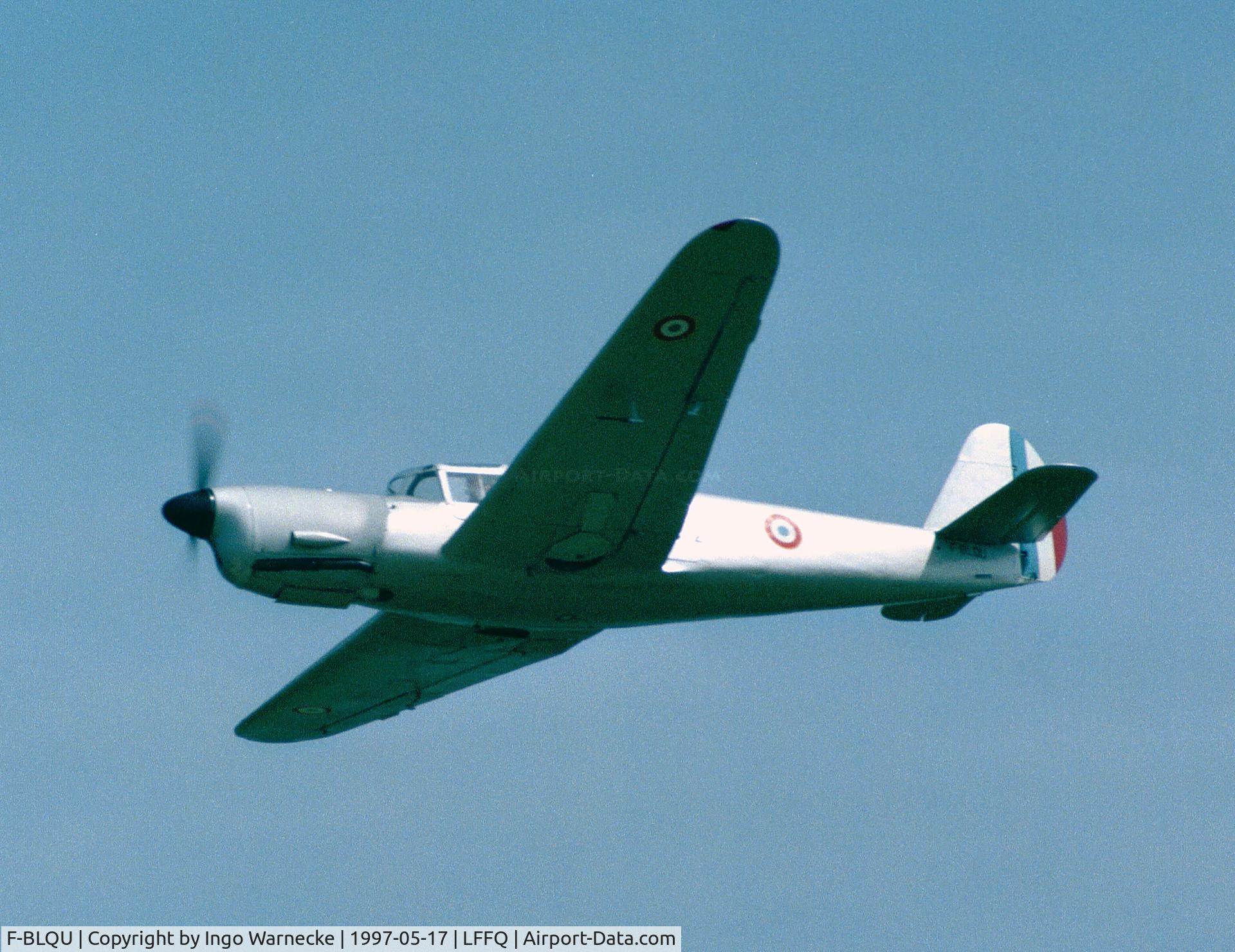 F-BLQU, 1948 Nord 1101 Noralpha C/N 136, Nord (SNCAN) N.1101 Noralpha at the Meeting Aerien 1997, La-Ferte-Alais, Cerny