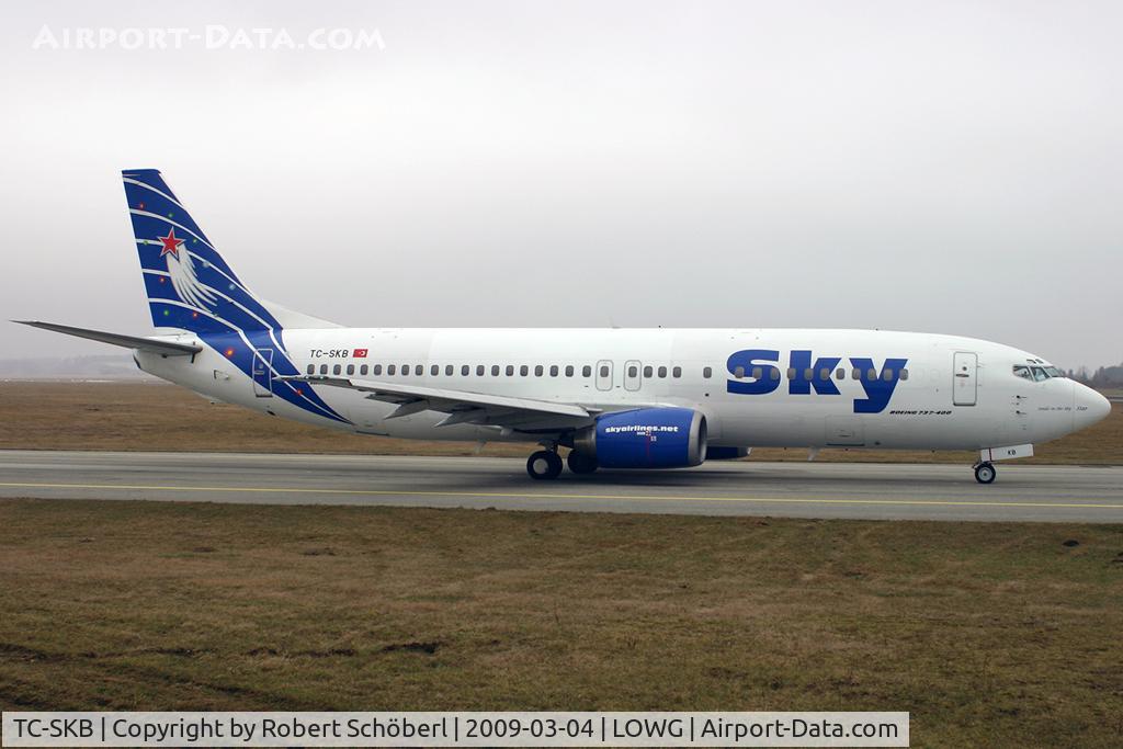 TC-SKB, 1992 Boeing 737-430 C/N 27004, Flight to AYT/LTAI