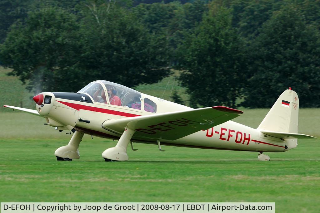 D-EFOH, Klemm Kl-35D C/N 139, Nice participant on the Schaffen-Diest old timer fly in.