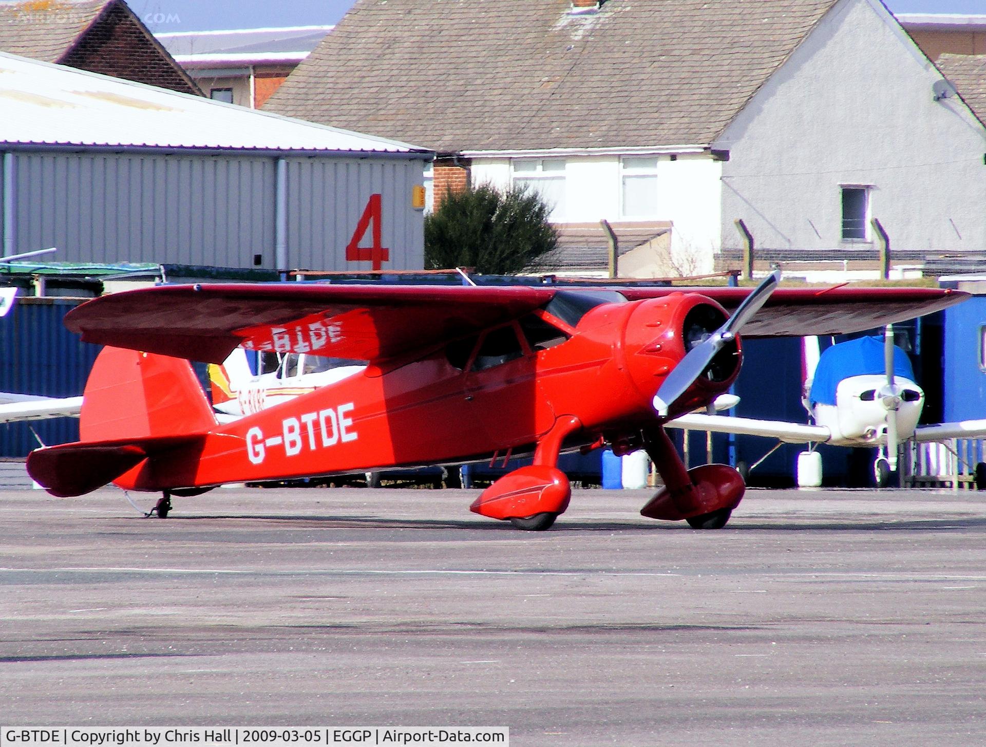G-BTDE, 1940 Cessna C-165 Airmaster C/N 551, Previous ID: N21911