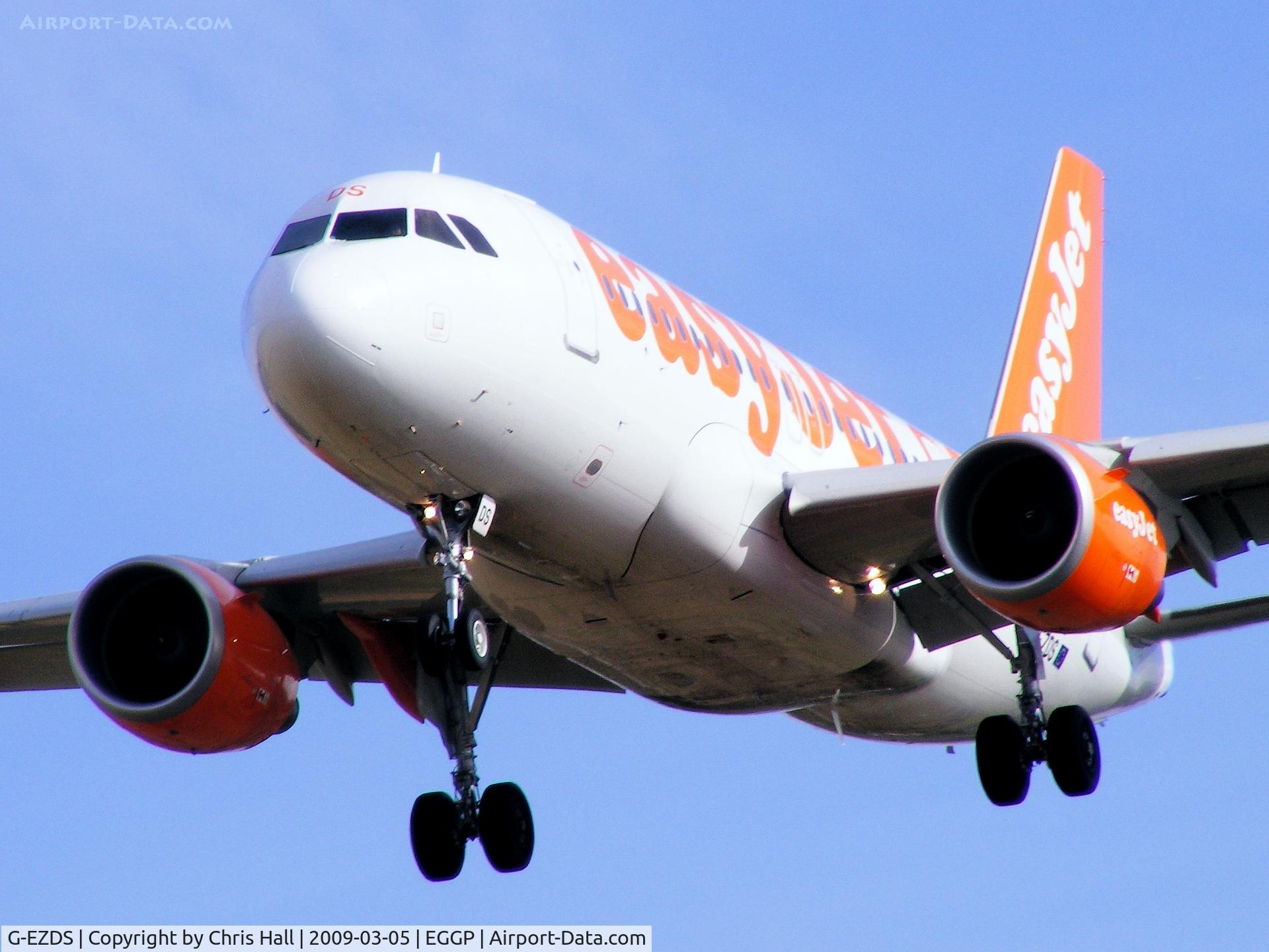 G-EZDS, 2008 Airbus A319-111 C/N 3702, Easyjet