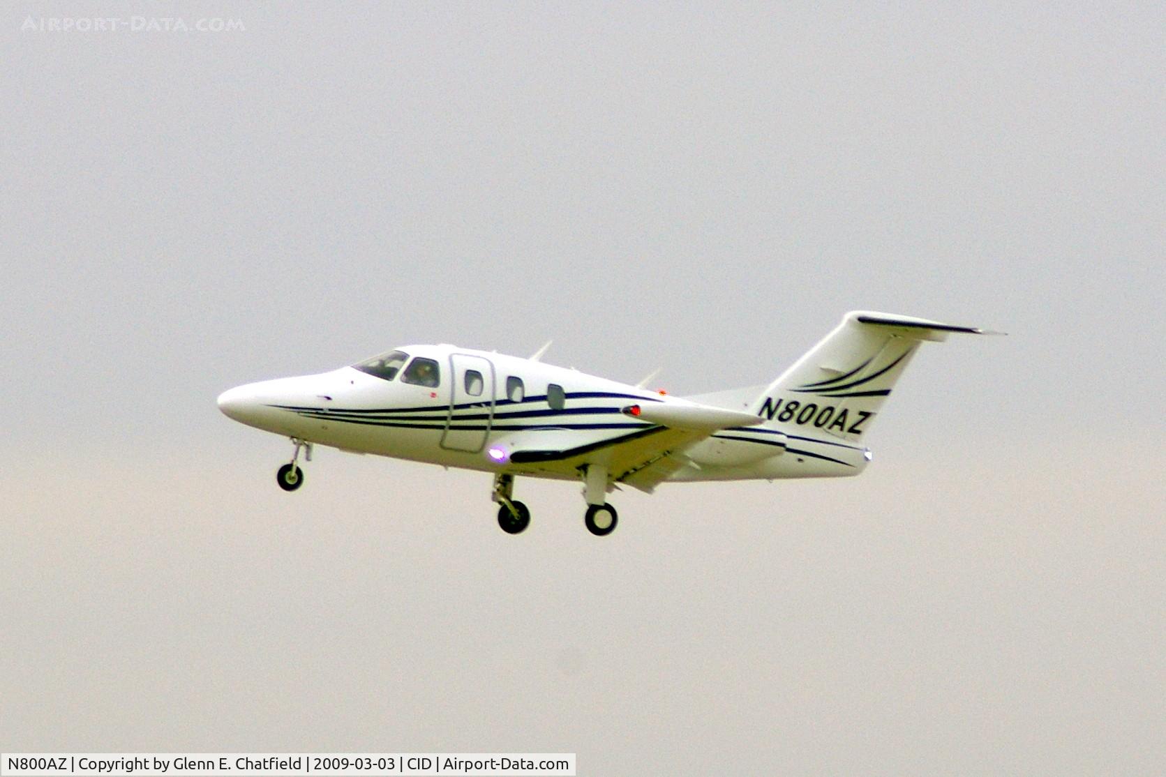 N800AZ, 2008 Eclipse Aviation Corp EA500 C/N 000153, Departing runway 13