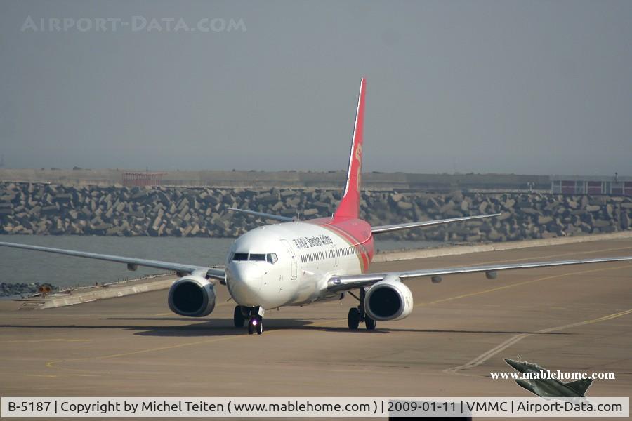 B-5187, 2006 Boeing 737-8BK C/N 33828, Shenzhen Airlines