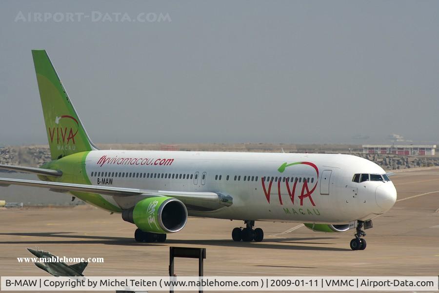 B-MAW, 1990 Boeing 767-38E C/N 24798, Viva Macau